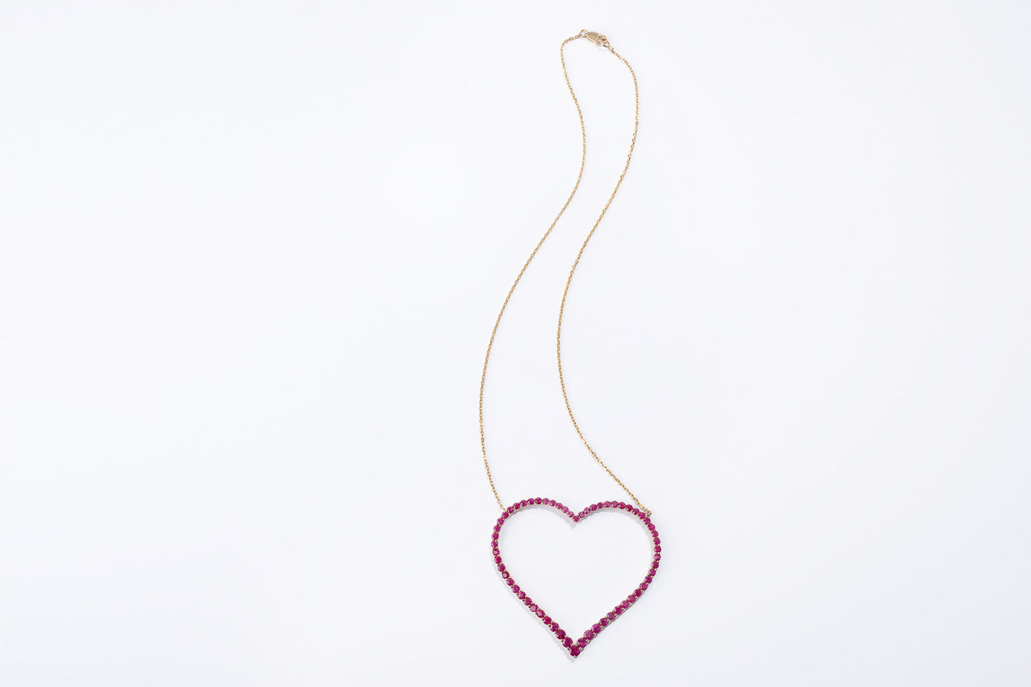 Ruby Heart Necklace